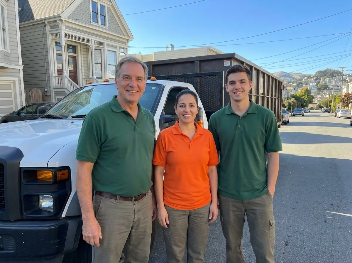 Skyline Dumpster Rental dumpster rental service team in San Francisco, Ca